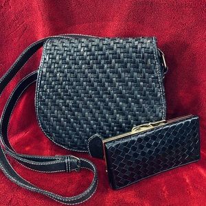 Genuine Leather Impo Saddle Bag & Wallet.